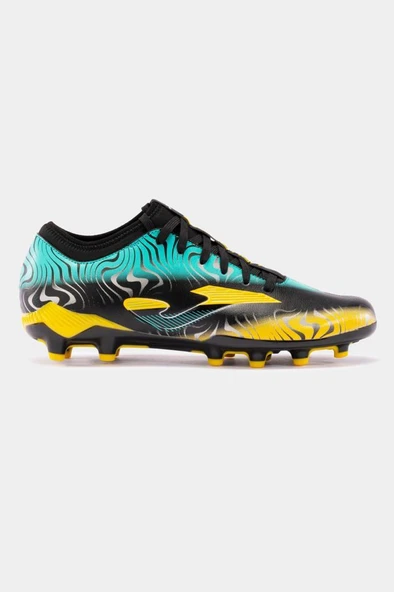 Joma Evolution 2401 EVOW2401FG Siyah & Sarı & Turkuaz Erkek Futbol Krampon
