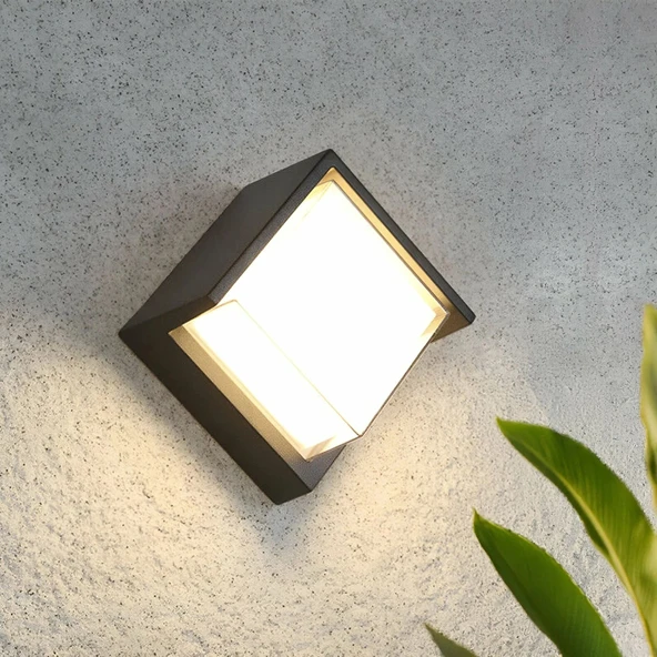 CATA CT-7074 Dominik LED Bahçe Aplik Sıva Üstü Gün Işığı beyaz 3200K 15W aydınlatma - 2