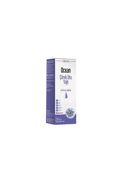 Orzax Ocean Çörekotu Yağı 150 ml