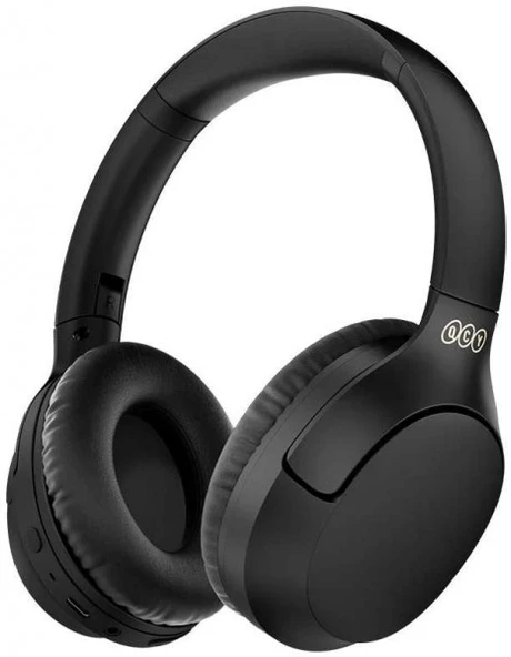 Qcy H2 Pro Aux Kablosuz Bt 5.3 Siyah Kulaklık Hifi Enc 70 Saat Dinleme Oyun Modu