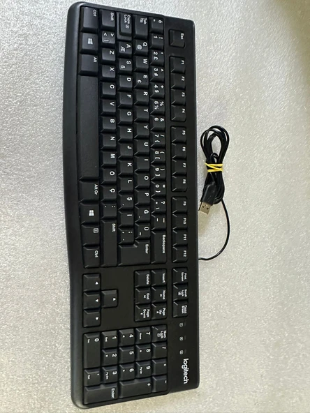 LOGITECH K120 USB Kablolu Türkçe Q Klavye - Siyah 2.EL