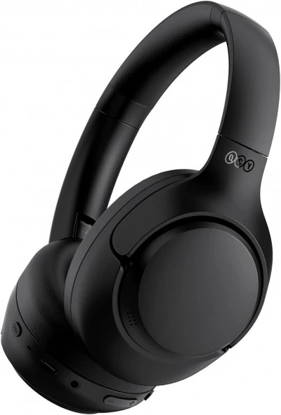 Qcy H3 Hybrid Anc Hi-Res Bluetooth 5.4 Kafaüstü Kablosuz Kulaklık Çift Cihaz desteği siyah