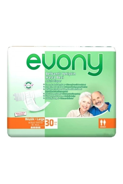 Yetişkin Hasta Bezi Large Büyük Beden 30lu