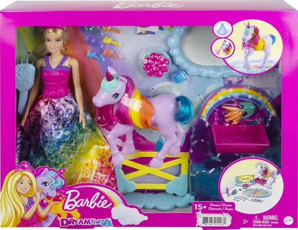 Barbie Dreamtopia Bebek ve Tek Boynuzlu At GTG01 - 5