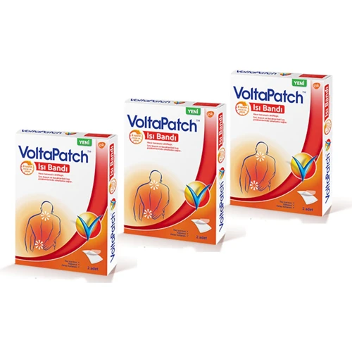 VoltaPatch Isı Bandı 3 Kutu (6 Adet)-SKT:09/2026