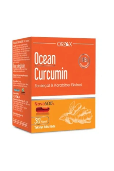 Orzax Ocean Curcumin 30 Licaps Kapsül