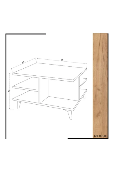 FUHO Skull Orta Sehpa - Resim 4