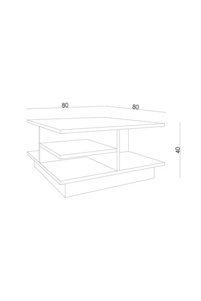FUHO Skull Orta Sehpa - Resim 4