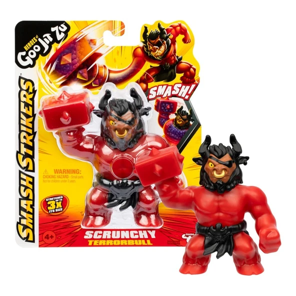 Goojitzu Smash Strikers Tekli Figür Paketi GJT57000 Terrorbull