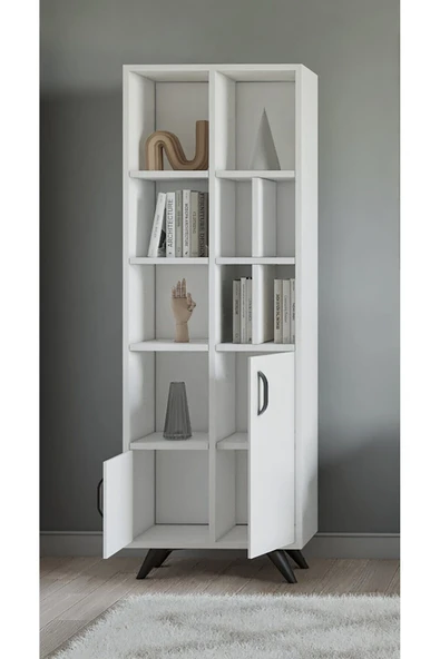 FUHO İda Kitaplık Beyaz - 2