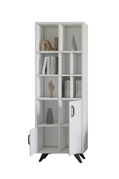 FUHO İda Kitaplık Beyaz - 5