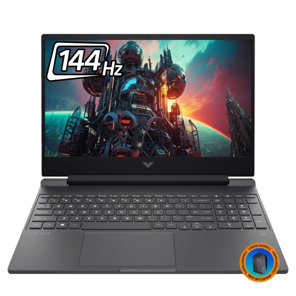 HP Victus 15-FB2028NT A44MJEA009 Ryzen5 7535HS 64GB 1TBSSD RX6550M 15.6" FHD W11P Dizüstü Bilgisayar-CNT010 - 2
