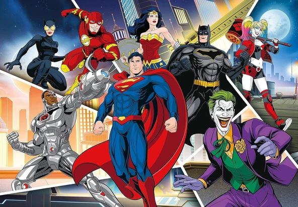 Clementoni 104 Parça Puzzle DC Comics Justice League 25722 - 2