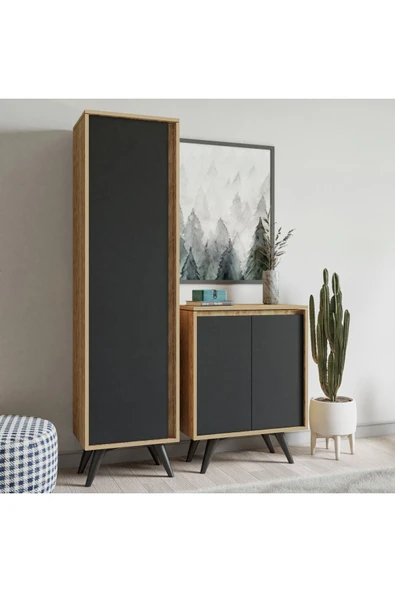 FUHO Şimal Vestiyer Antrasit Kapak - Resim 2