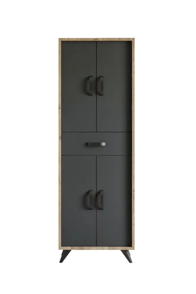FUHO Eva Çok Amaçlı Dolap Atlantik Çam-antrasit - 3