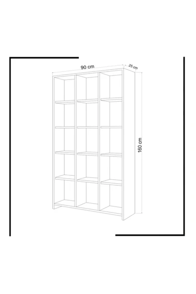 FUHO Zeugma Kitaplık - Resim 4