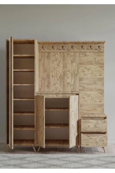 FUHO Lora Portmanto Atlantik Çam - Resim 4