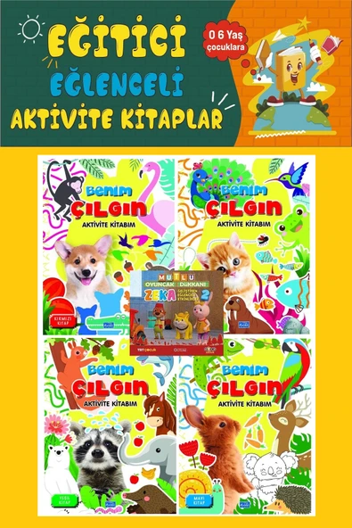 Benim Çılgın Aktivite Seti (4 Kitap)