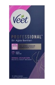 Veet Professional Ağda Bandı Normal 12'li