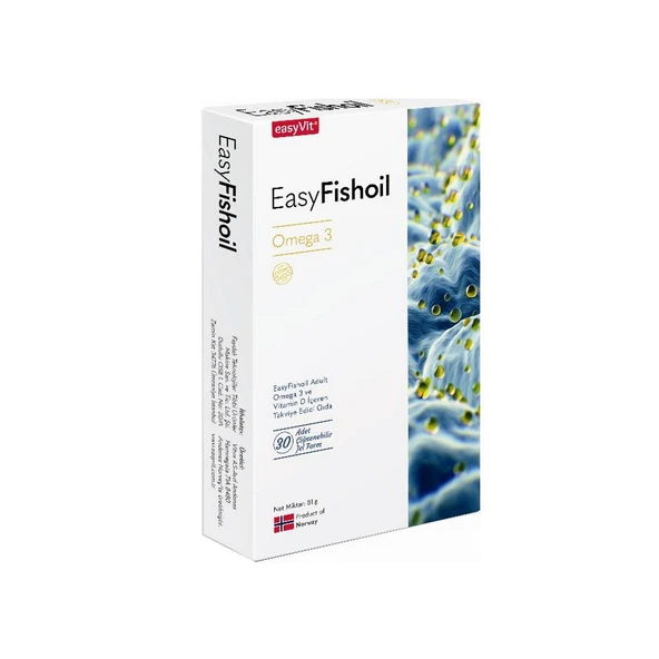 EasyFishoil Adult Omega 3 30 Çiğnenebilir Jel Form
