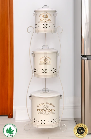 3 Katlı SİLİNDİR Patates-Soğan-Sarımsak - 4