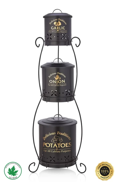 3 Katlı SİLİNDİR Patates-Soğan-Sarımsak - 2