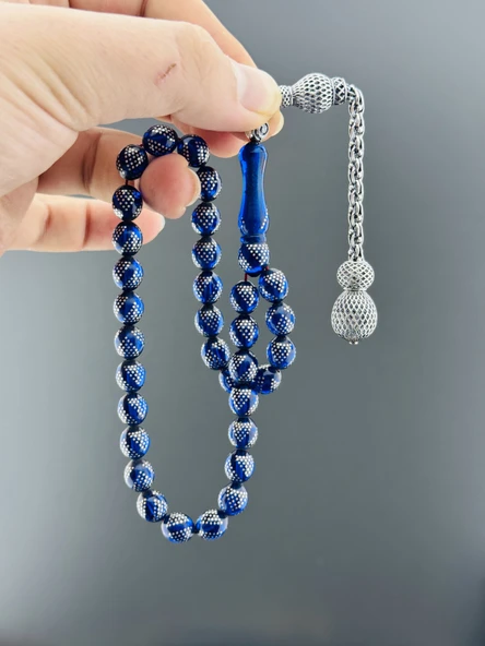 GÜMÜŞ İŞLEMELİ VE PÜSKÜLLÜ MUSTAFA DEMİR PENÇE ATEŞ BEYZİ KESİM 8,50X10 - 3