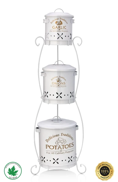 3 Katlı SİLİNDİR Patates-Soğan-Sarımsak - 2