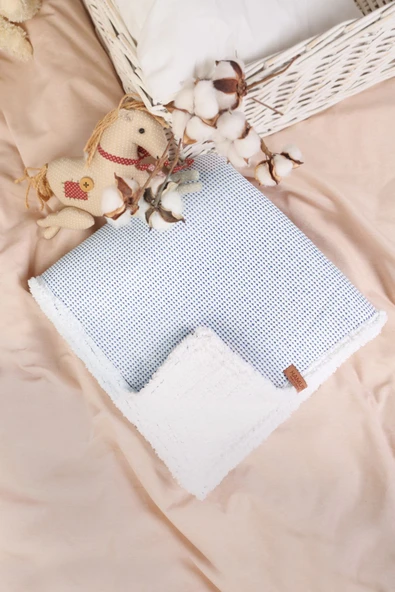 Pouf Bebek BATTANiYE 80x100 cm Alize Mavi - 4