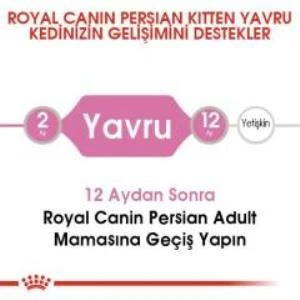 Royal Canin Kitten Persian Yavru Kedi Maması 2 kg + 2 Adet Yaş Mama Hediye - Resim 6