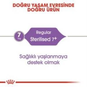 Royal Canin +7 Yaş Üzeri Kısırlaştırılmış Kedi Maması 1,5 Kg + 2 Adet Yaş Mama Hediye - 4