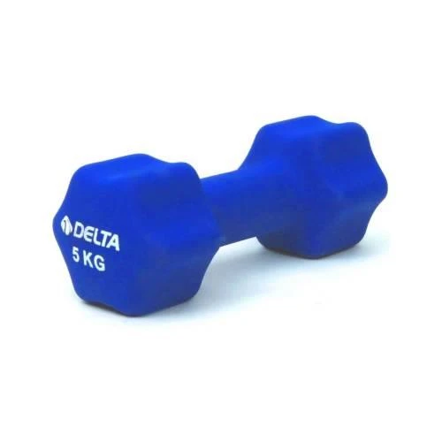 Delta 5 Kg x 1 Adet Deluxe Neopren Kaplı Turkuaz Demir Dambıl