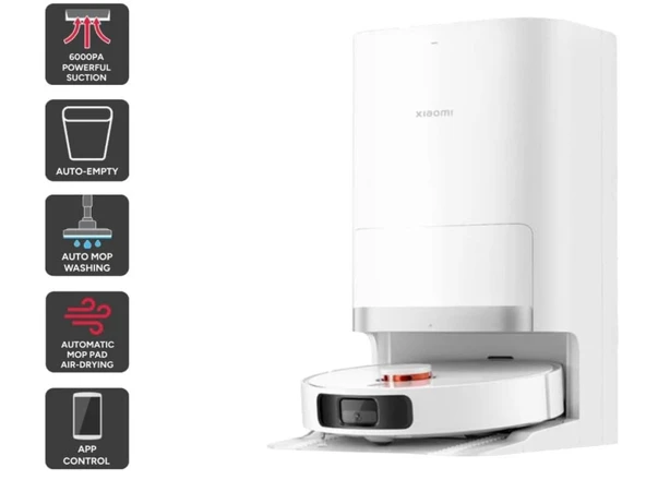 Xiaomi Robot Vacuum X20 Plus Çöp İstasyonlu Akıllı Robot Süpürge - Resim 2