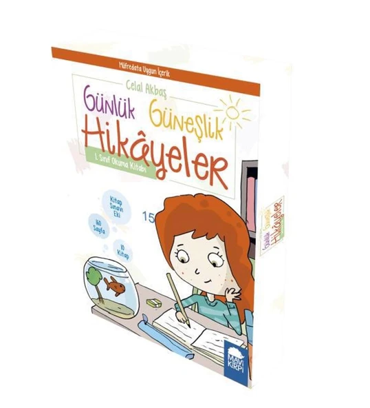 GÜNLÜK GÜNEŞLİK HİKAYELER 1.SINIFLAR İÇİN 10 KİTAP  MAVİ KİRPİ