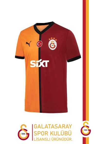 Galatasaray Orijinal 2024/2025 Taraftar Forma Kalem Hediyeli Özel Tasarım Hediyelik Ahşap Kutulu - Resim 2