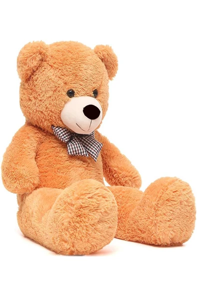 Sevimli 90 cm Peluş Ayı ile  Pembe Konsept Romantik Peluş Ayıcık Buketi - 5