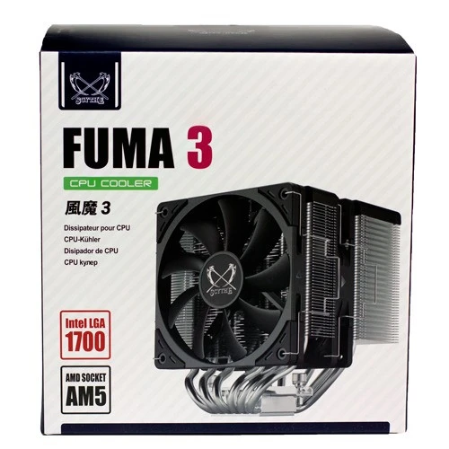 Scythe Fuma 3 Scfm-3000 120mm Siyah Cpu Hava Soğutucu Azaz4scy0004