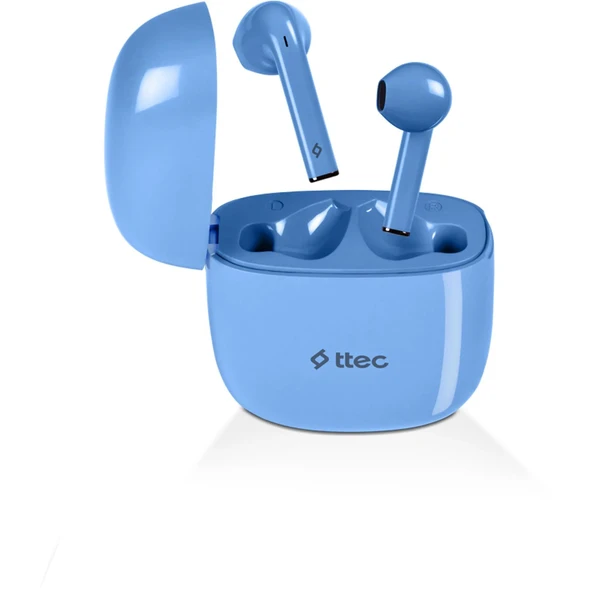Ttec 2KM141B AirBeat Go Gerçek Kablosuz TWS Bluetooth Kulaklık Mavi - 2