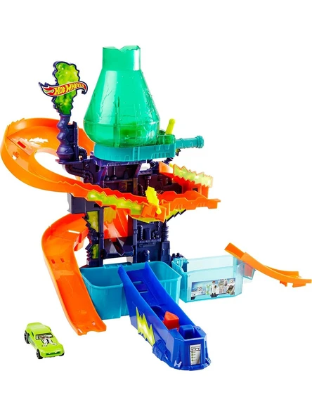 HOT WHEELS Renk Değiştiren Araçlar Çılgın Laboratuvar Oyun Seti - 3