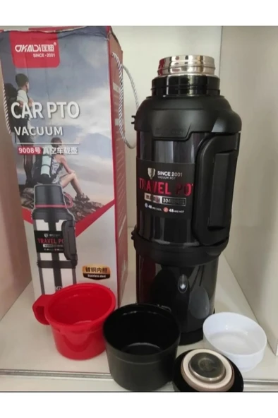1 Adet 4 Litre 48 Saat Sıcak Soğuk Paslanmaz Çelik Dağcı Termos - 2