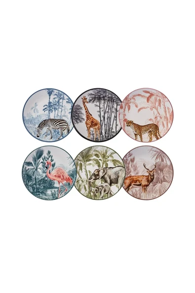 Karaca Jungle 6 Parça Pasta Takımı 19 cm - 3