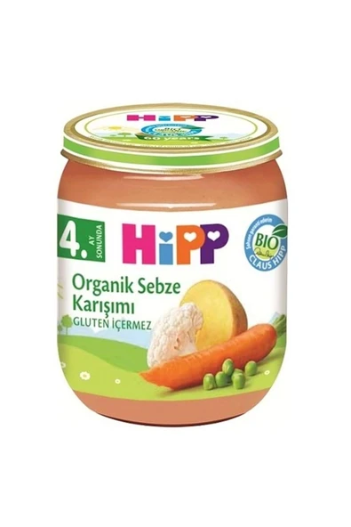 Hipp Organik Sebze Karışımı 125 gr