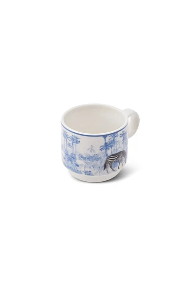 Karaca Jungle 5 Parça Standlı Çay Fincanı Seti 160 Ml - 6