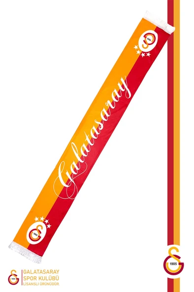 Galatasaray Orijinal Lisanslı Çift Yön Baskılı Şal Kaşkol Atkı Aslan Baskılı Ahşap Kutulu - 10