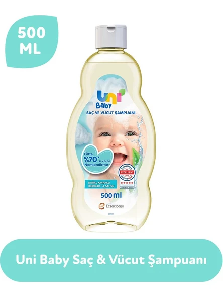 Uni Baby Saç ve Vücut Şampuanı 500 Ml x 2 Adet - 2