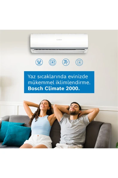 BOSCH CLİMATE 2000 24000 BTU İNVERTER KLİMA - 4