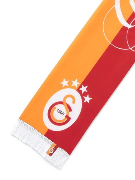 Galatasaray Orijinal Lisanslı Çift Yön Baskılı Şal Kaşkol Atkı Hediyelik Ahşap Kutulu - 7