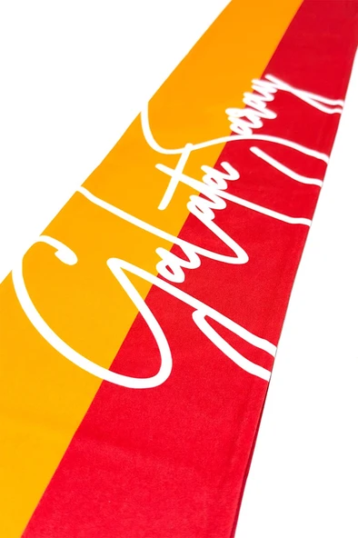 Galatasaray Orijinal Lisanslı Şal Kaşkol Atkı ve Premium Uçlu Kalem Set Aslan Baskılı Ahşap Kutulu - 4