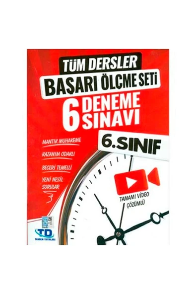 TANDEM 6.SINIF TÜM DERSLER 6 DENEME SINAVI