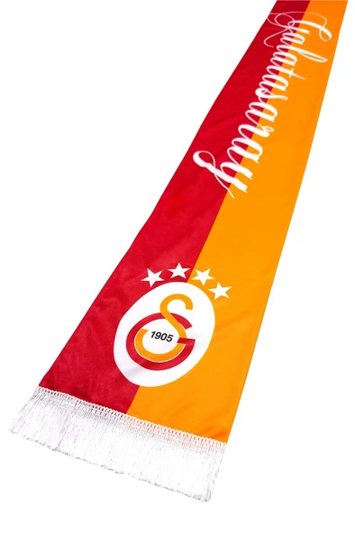 Galatasaray Orijinal Çift Yön Baskılı Şal Kaşkol Atkı - Tükenmez Kalem Set Aslan Baskılı Ahşap Kutu - 6